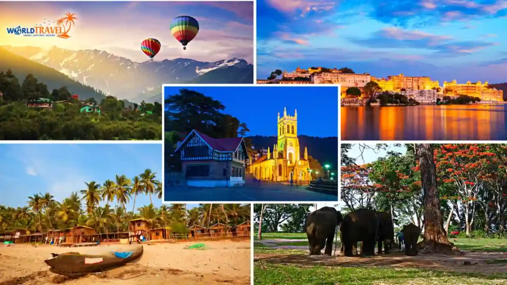 Best Places to Visit in India in December for Honeymoon Beaches, Mountains, Lakes, Parks and Nights
